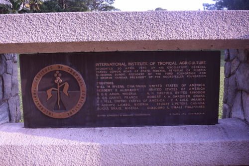 IITA plaque